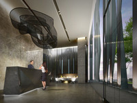 The lobby of 1 Yorkville