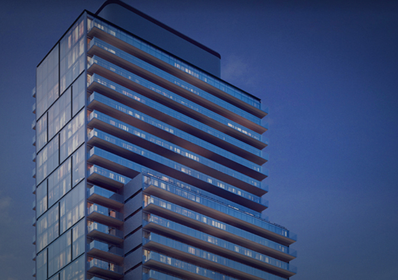 The tower of The Clover on Yonge