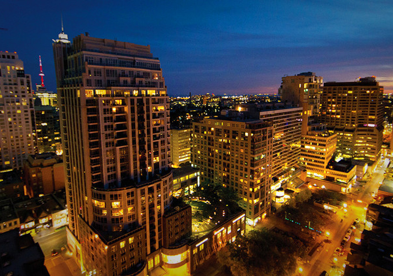 View of the Yorkville Park building